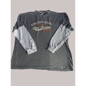 Country Cross San Felipe Desert Rat RZR Heather Gray Sz X Large T Shirt